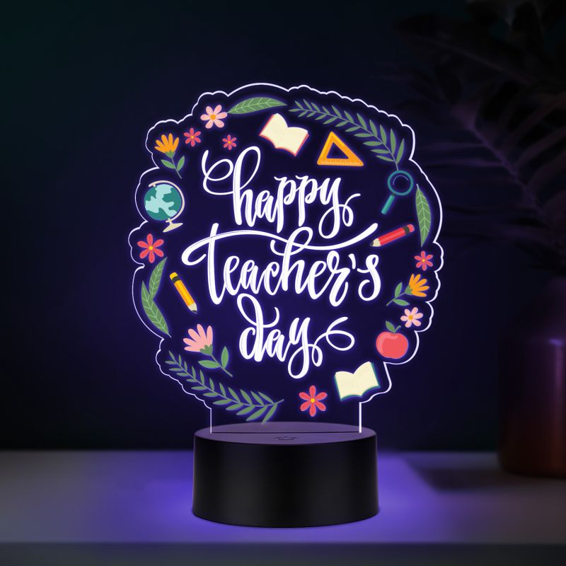 UV Print Lamp with multicolored light Special Gift for Teacher day